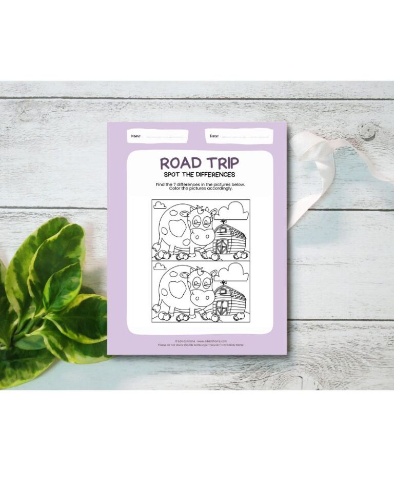 17 Free Road Trip Printables for Kids: English, Chinese, French ...