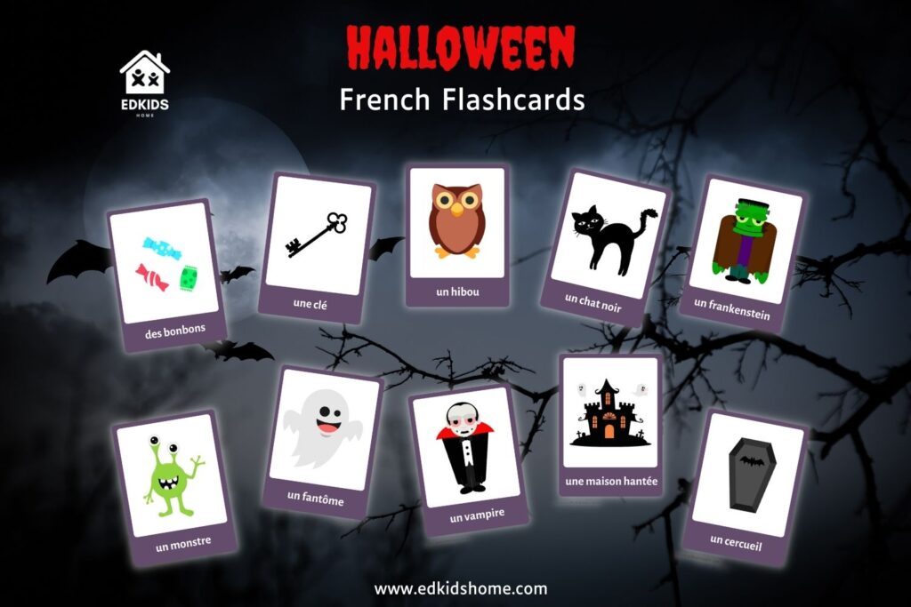 Halloween - Free French Flashcards 