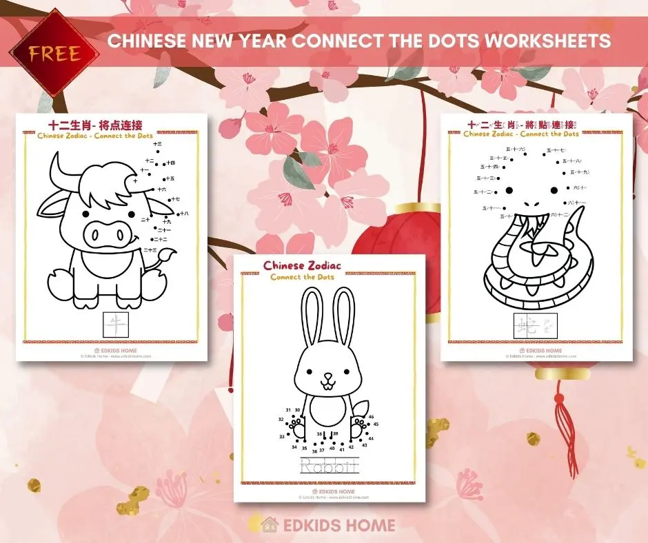 Get Ready for Chinese New Year With These Free Zodiac Animals Worksheets -  Edkids Home