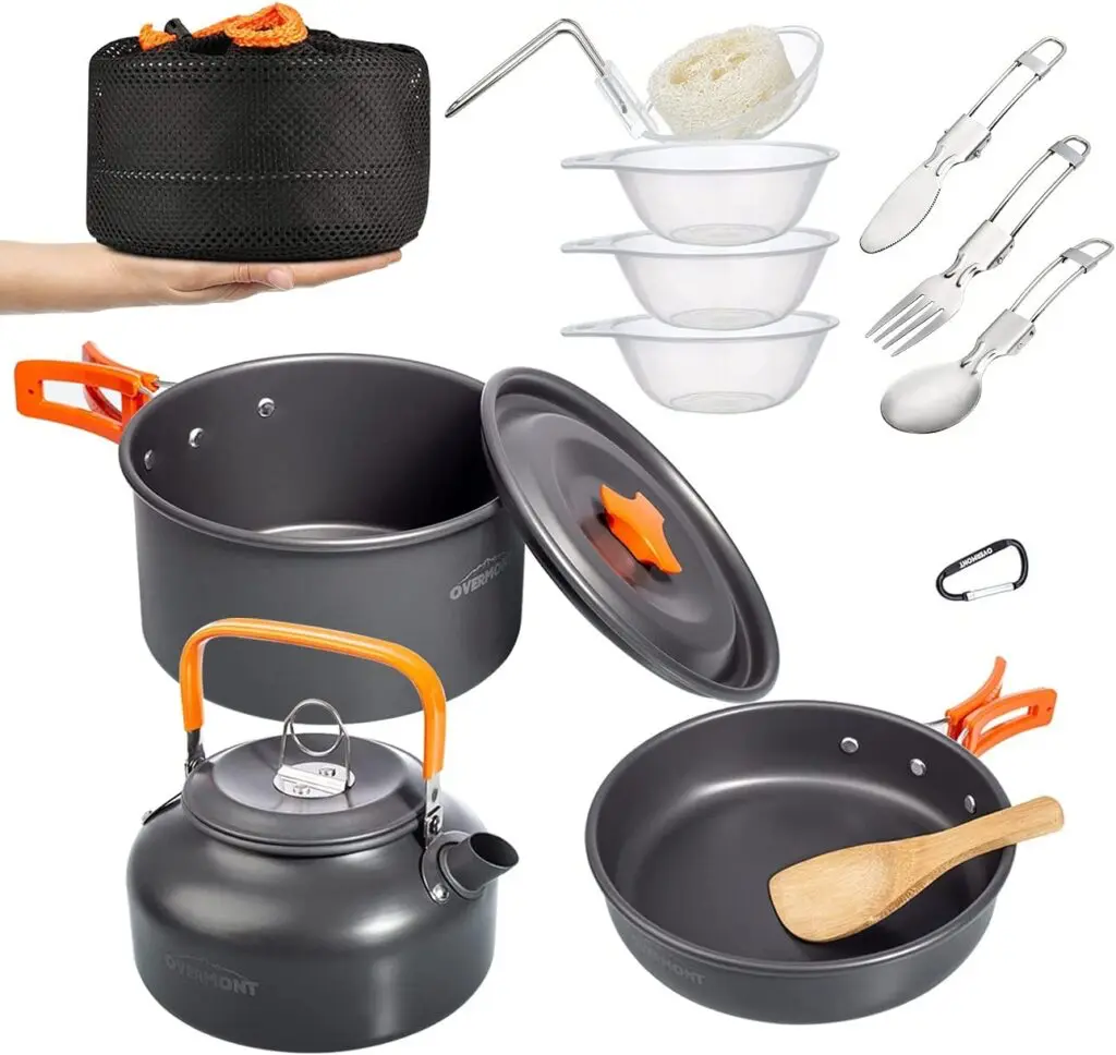 Camping Cookware kitchen set - Road trip with kids