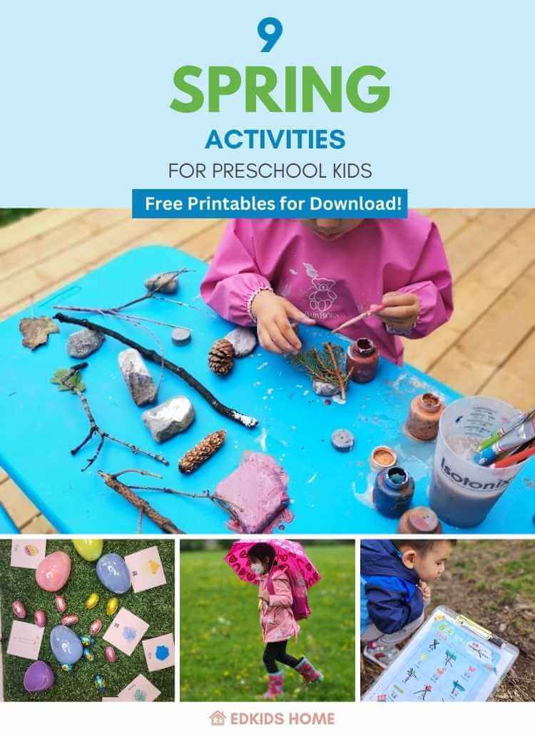 spring activities for preschoolers and kindergarten