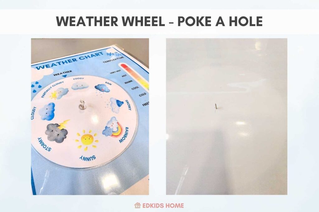 weather activity for preschool | weather wheel 