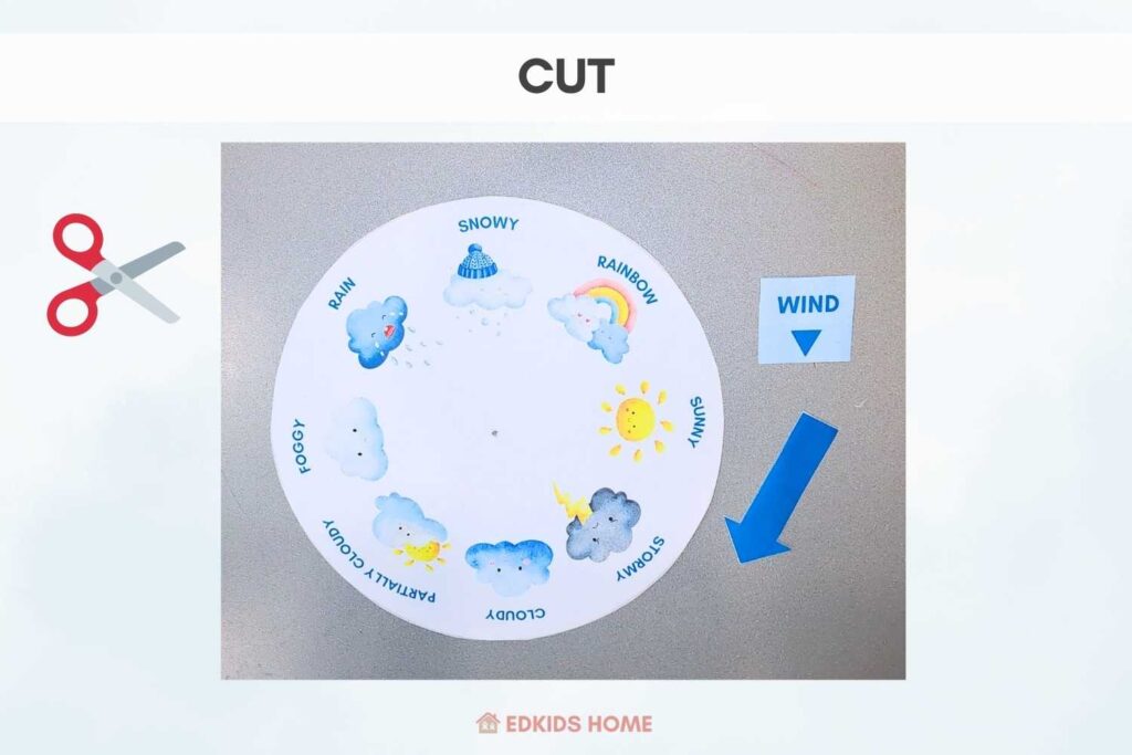 weather activity for preschool | cut