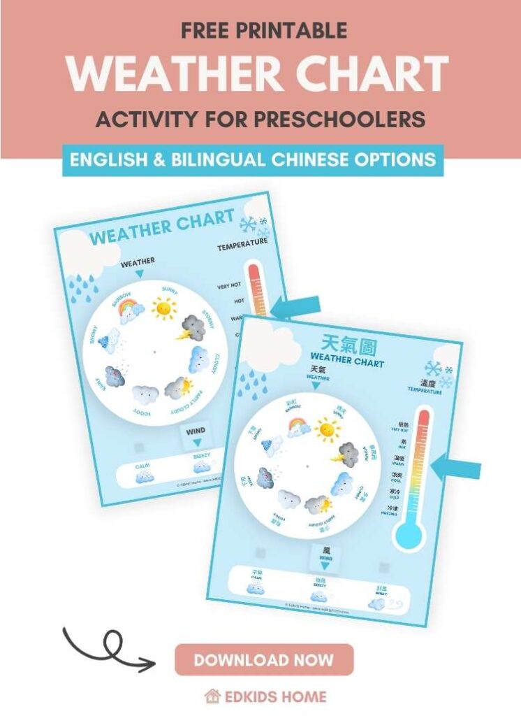 weather chart activity for preschoolers