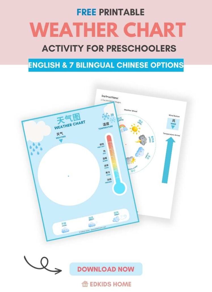 weather chart activity for preschoolers