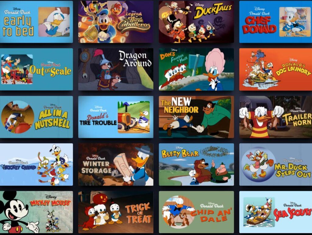Disney world movies - Donald Duck