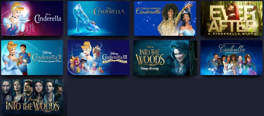 Disney world movies - Cinderella