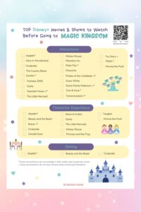5 Free Disney World Planning Printables: Watch List (2023) - Edkids Home