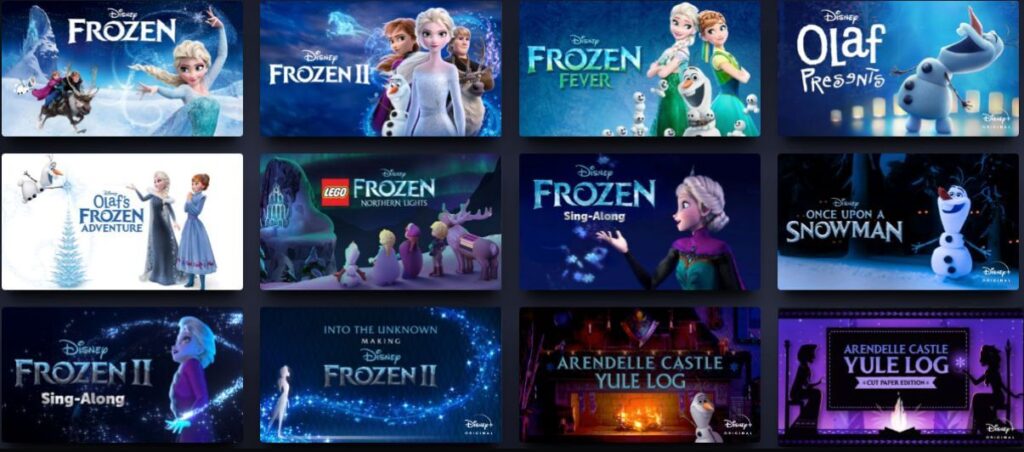 Disney world movies - Frozen