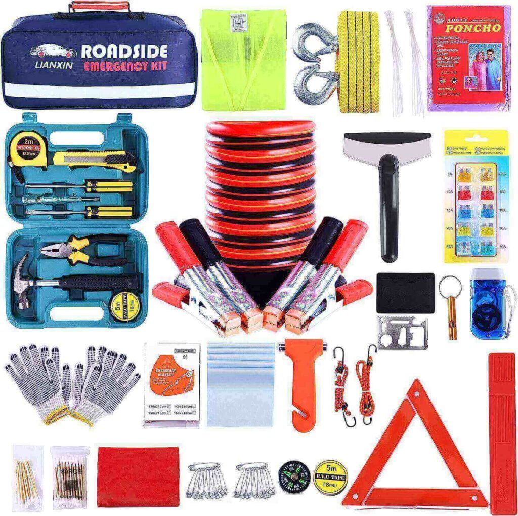 Road side emergency car kit | Road Trip essentials for kids
