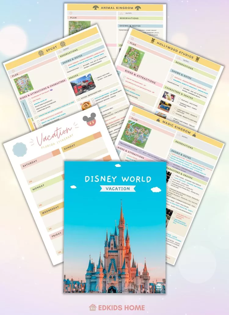 FREE Disney World Itinerary Template: Your Disney Dream Day, Your Way