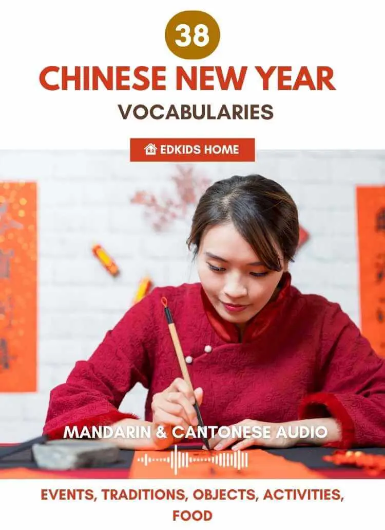 Dive into 38 Chinese New Year Vocabulary with Audio (Mandarin & Cantonese)