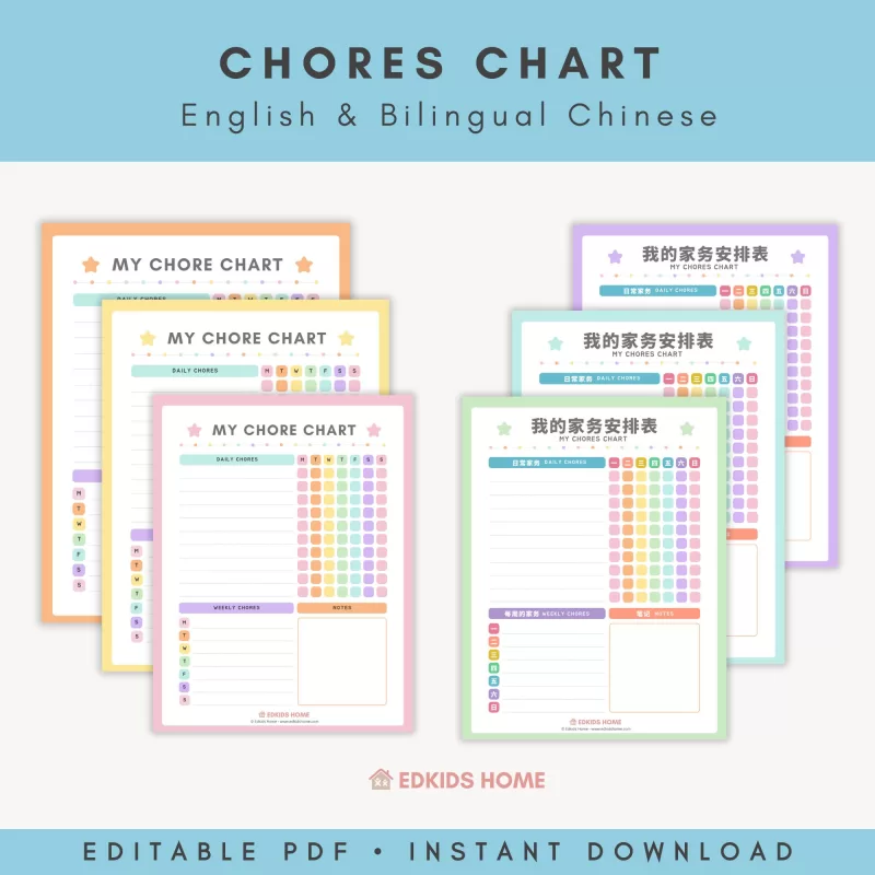 chores chart for kids